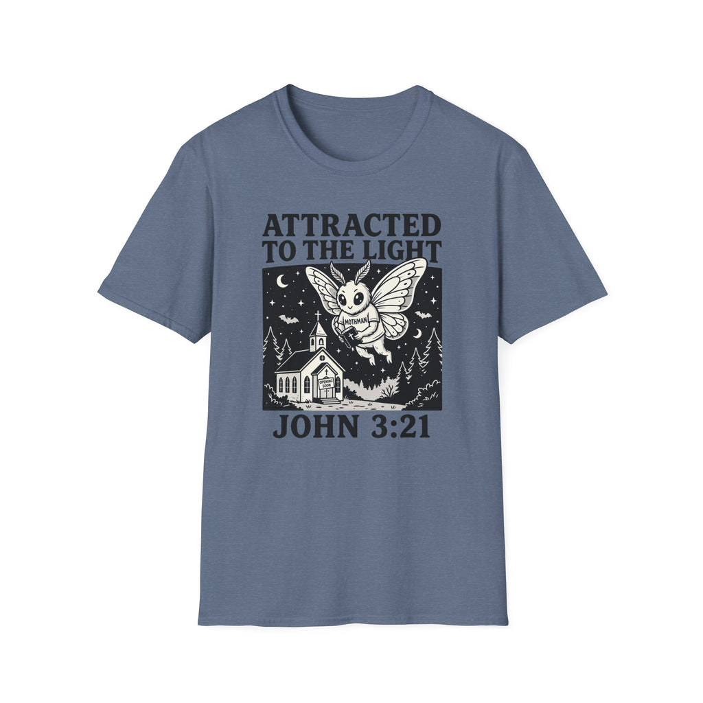 Attracted To The Light Mothman T-Shirt
