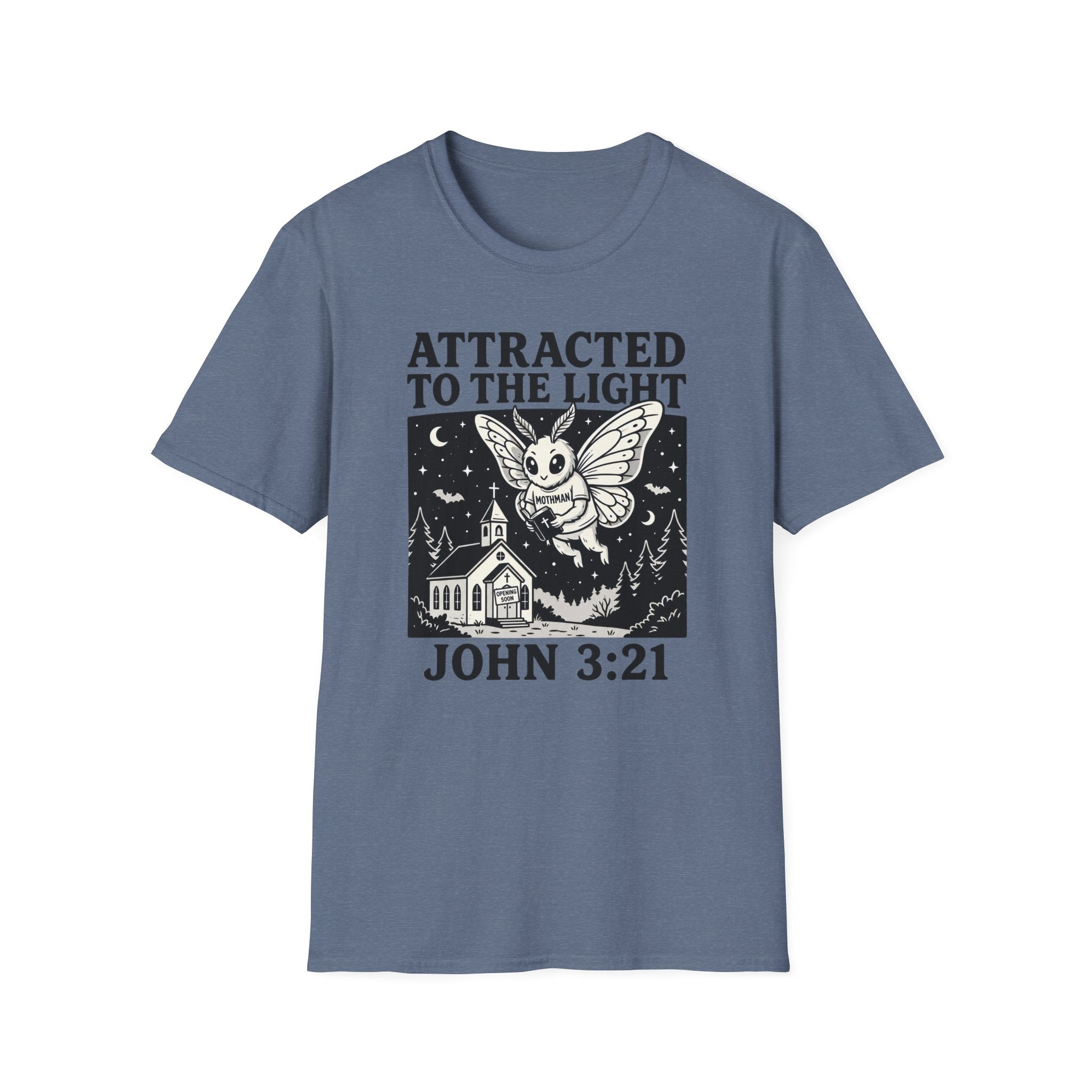 Attracted To The Light Mothman T-Shirt