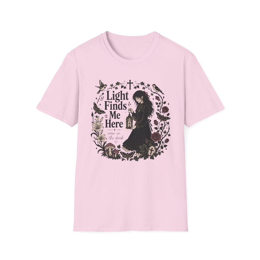 Light Finds Me Here T-Shirt