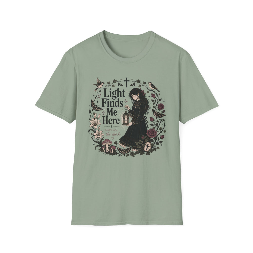Light Finds Me Here T-Shirt