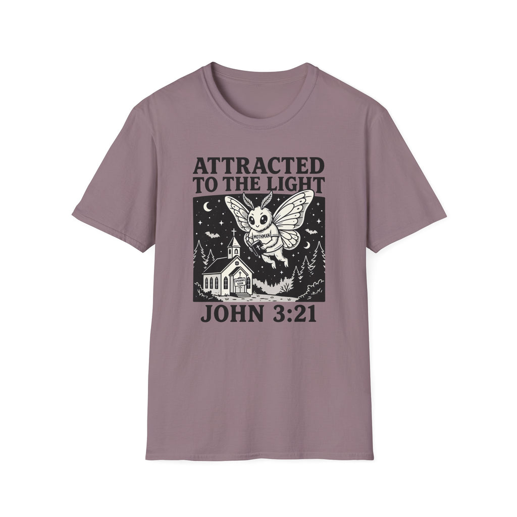 Attracted To The Light Mothman T-Shirt