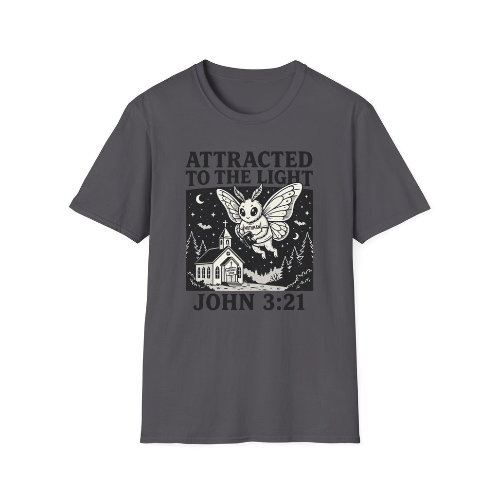 Attracted To The Light Mothman T-Shirt