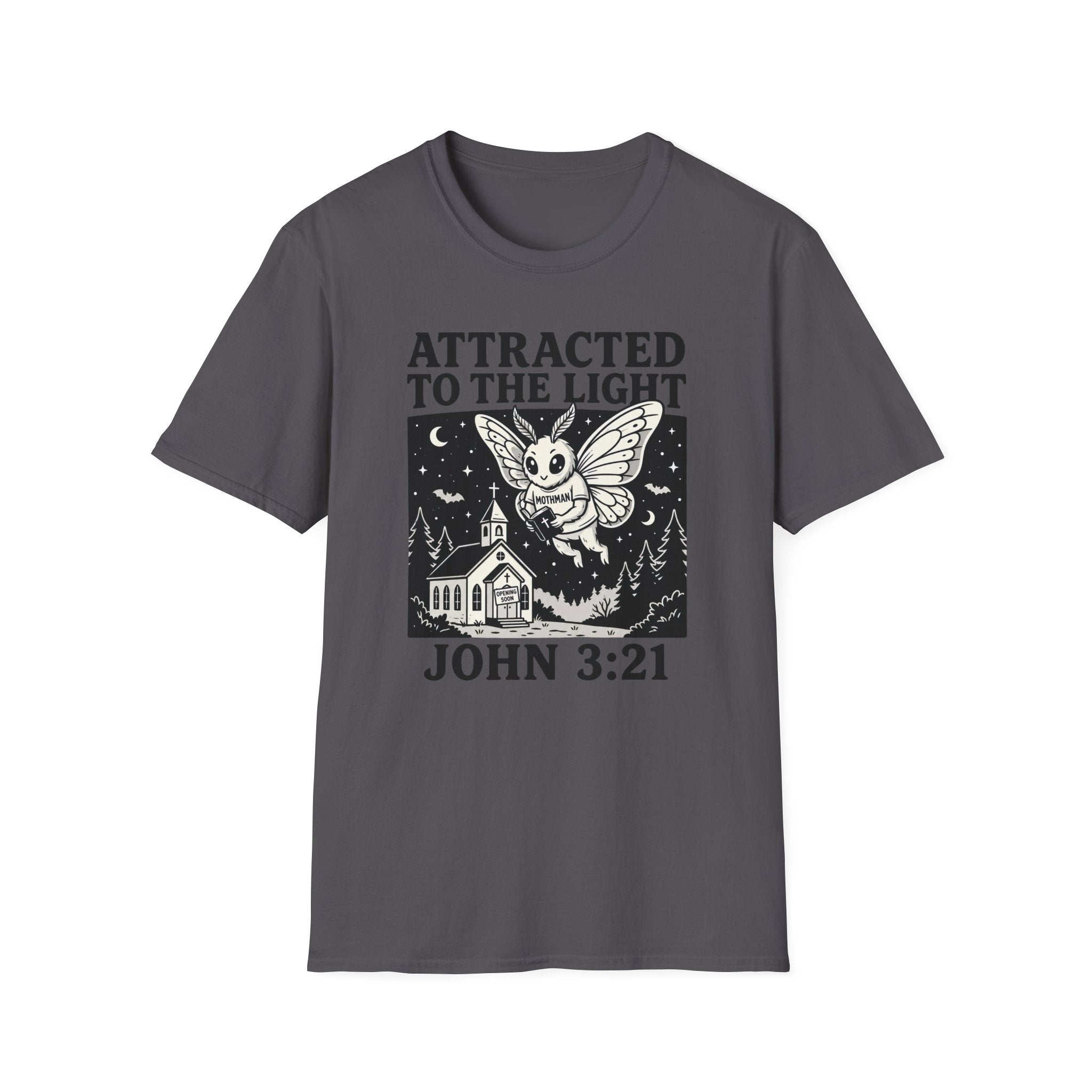 Attracted To The Light Mothman T-Shirt