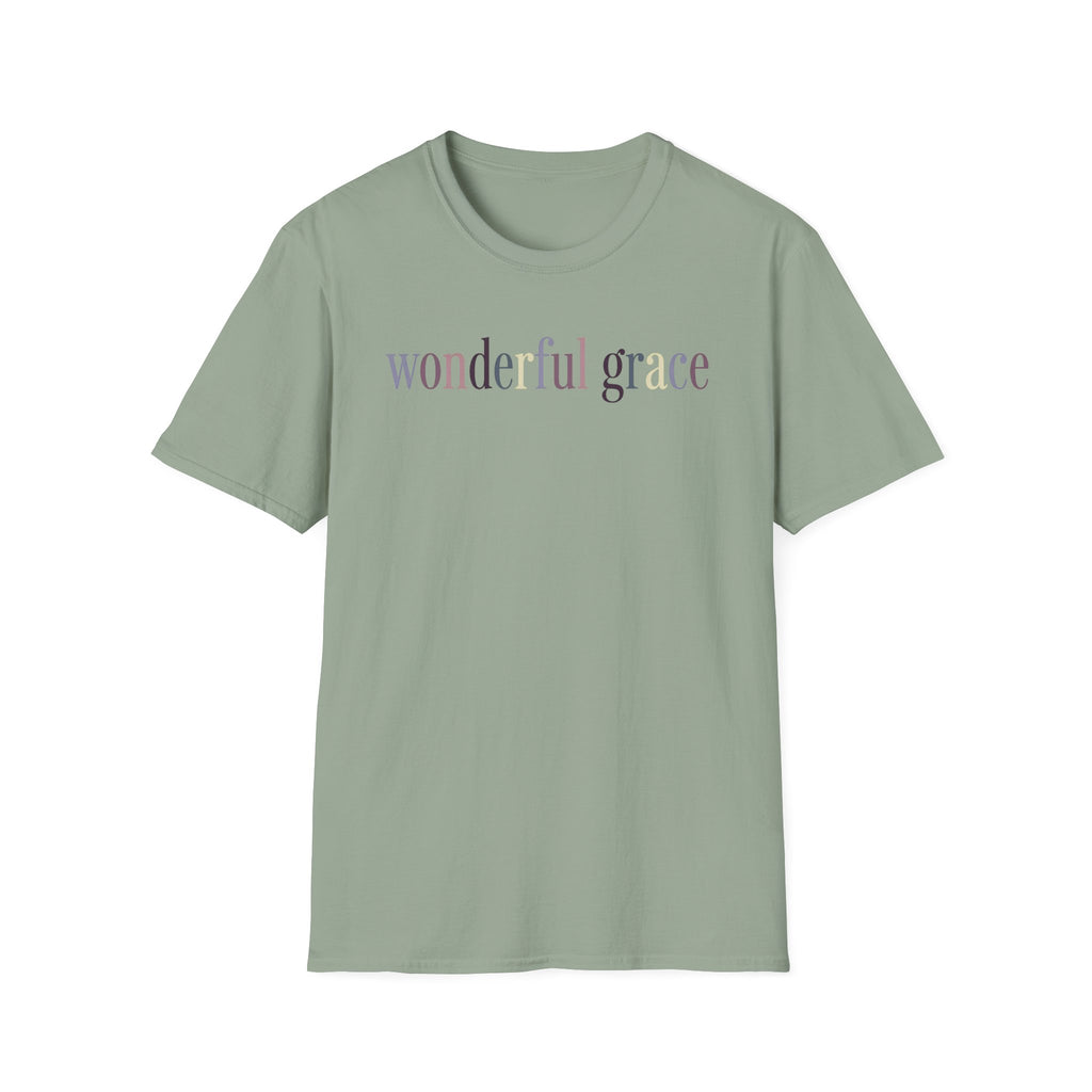 Wonderful Grace Text T-Shirt