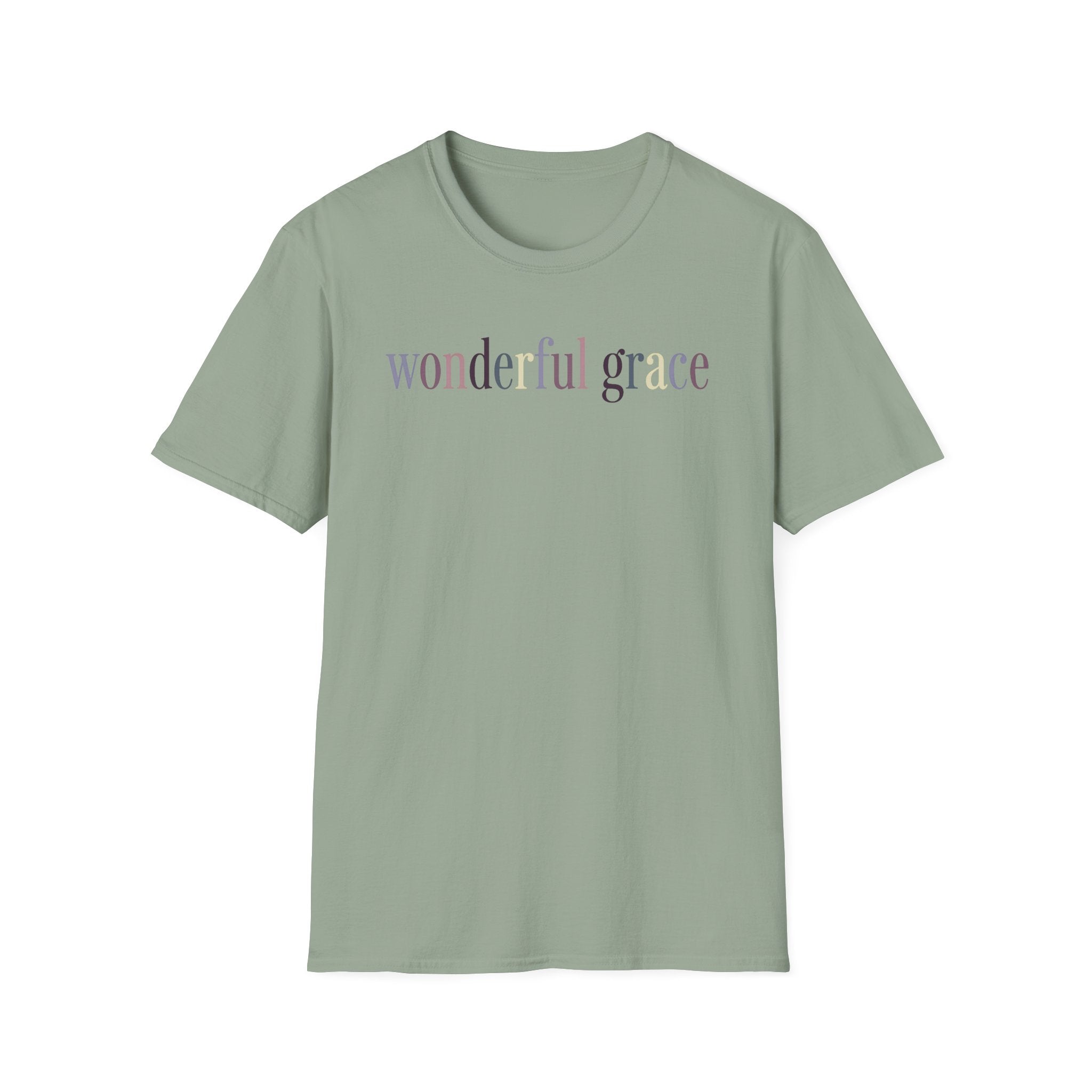 Wonderful Grace Text T-Shirt