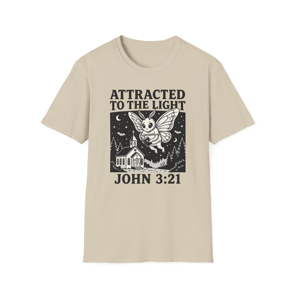 Attracted To The Light Mothman T-Shirt