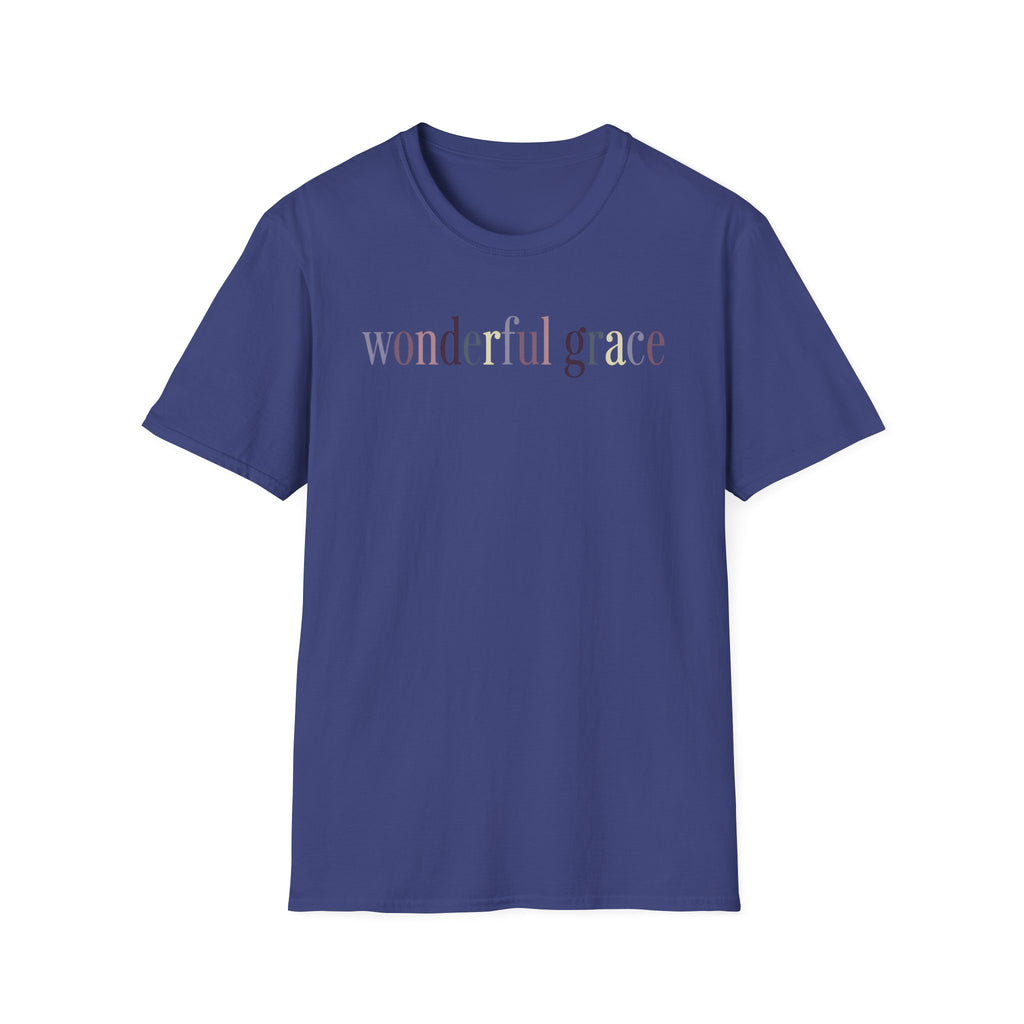 Wonderful Grace Text T-Shirt
