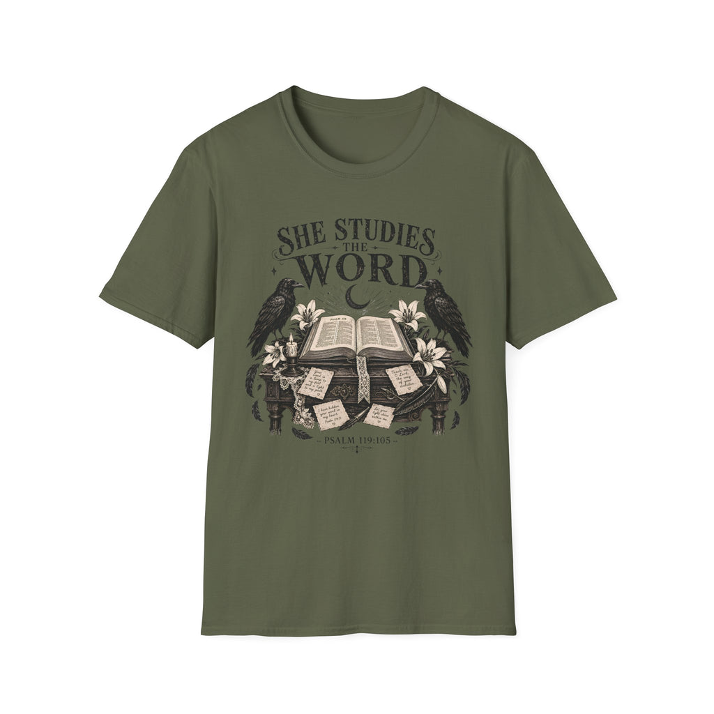 She Studies The Word T-Shirt