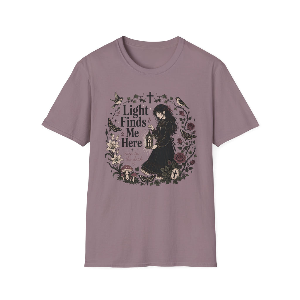 Light Finds Me Here T-Shirt
