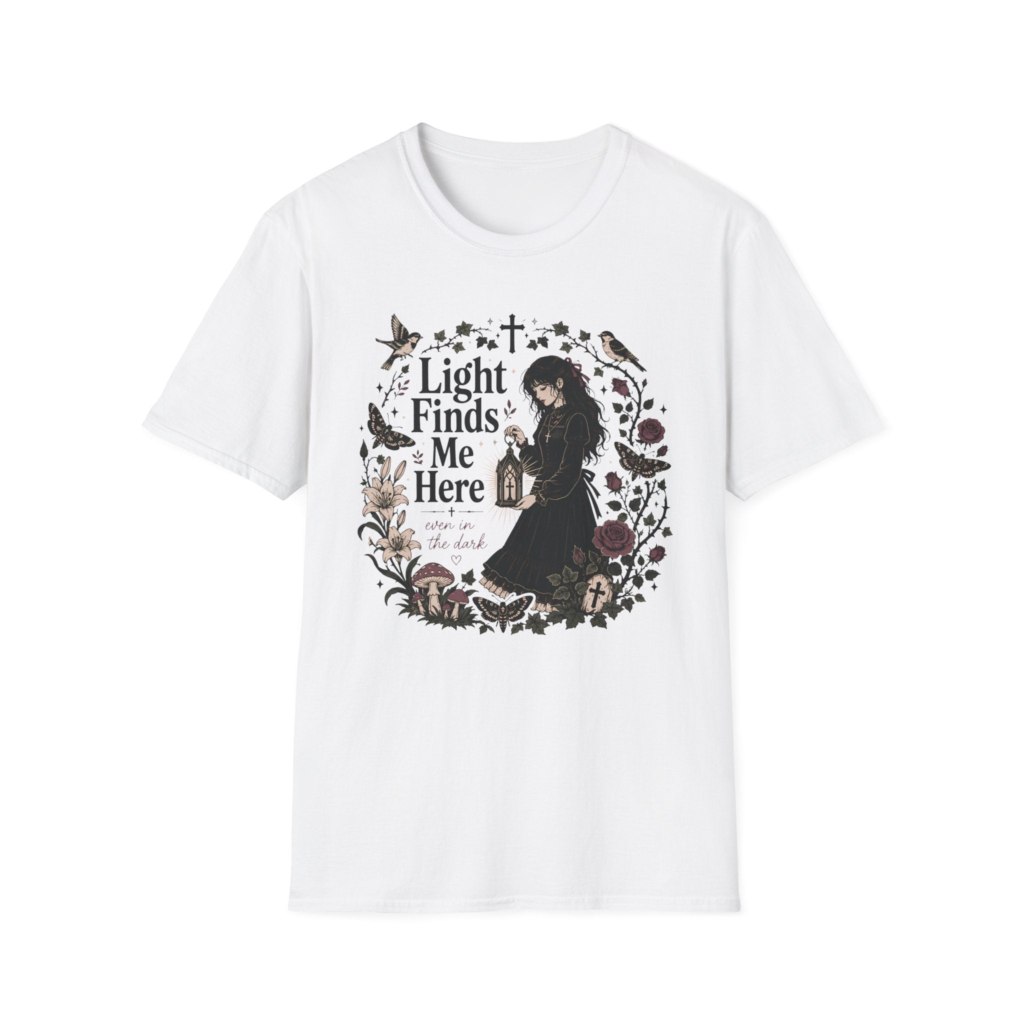 Light Finds Me Here T-Shirt