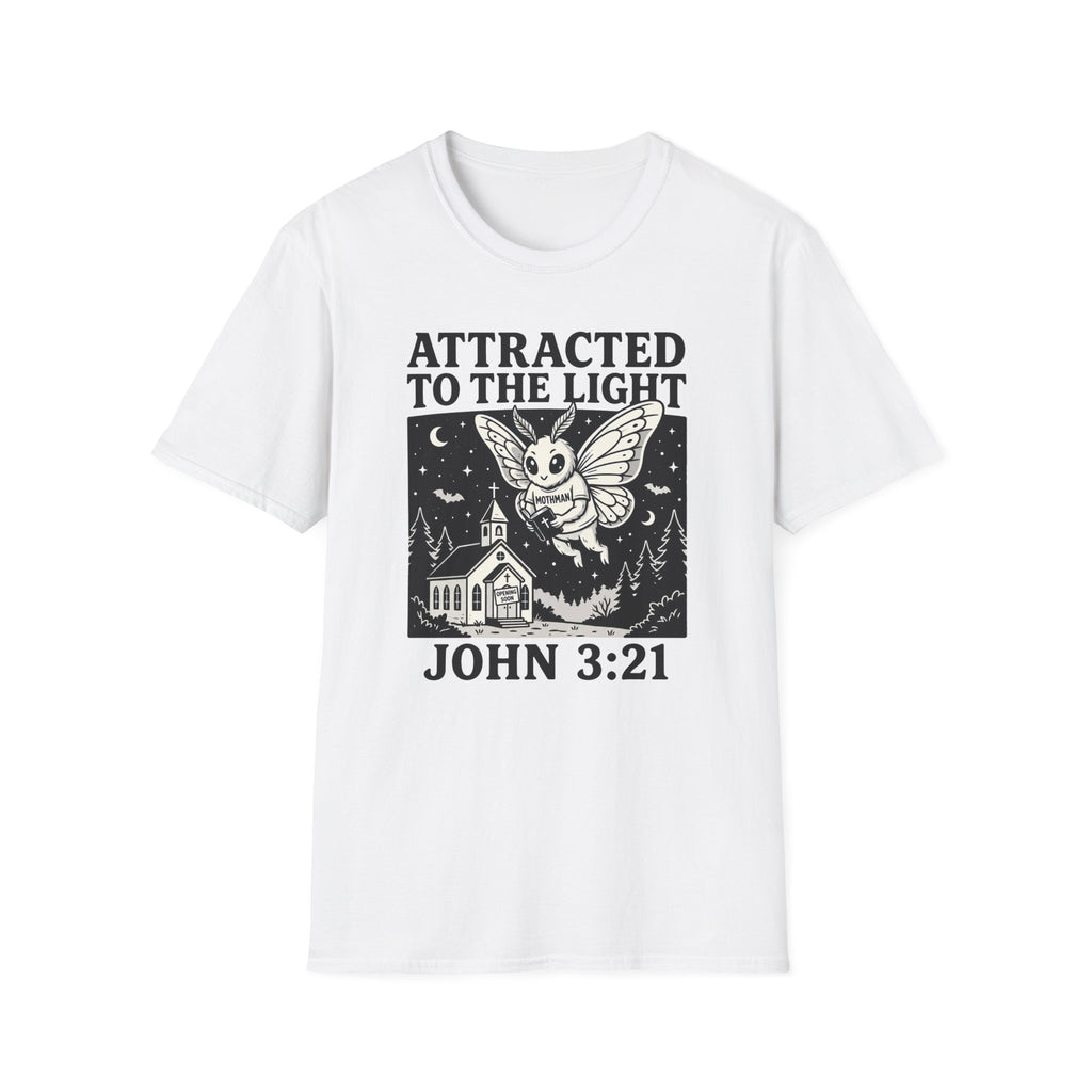 Attracted To The Light Mothman T-Shirt