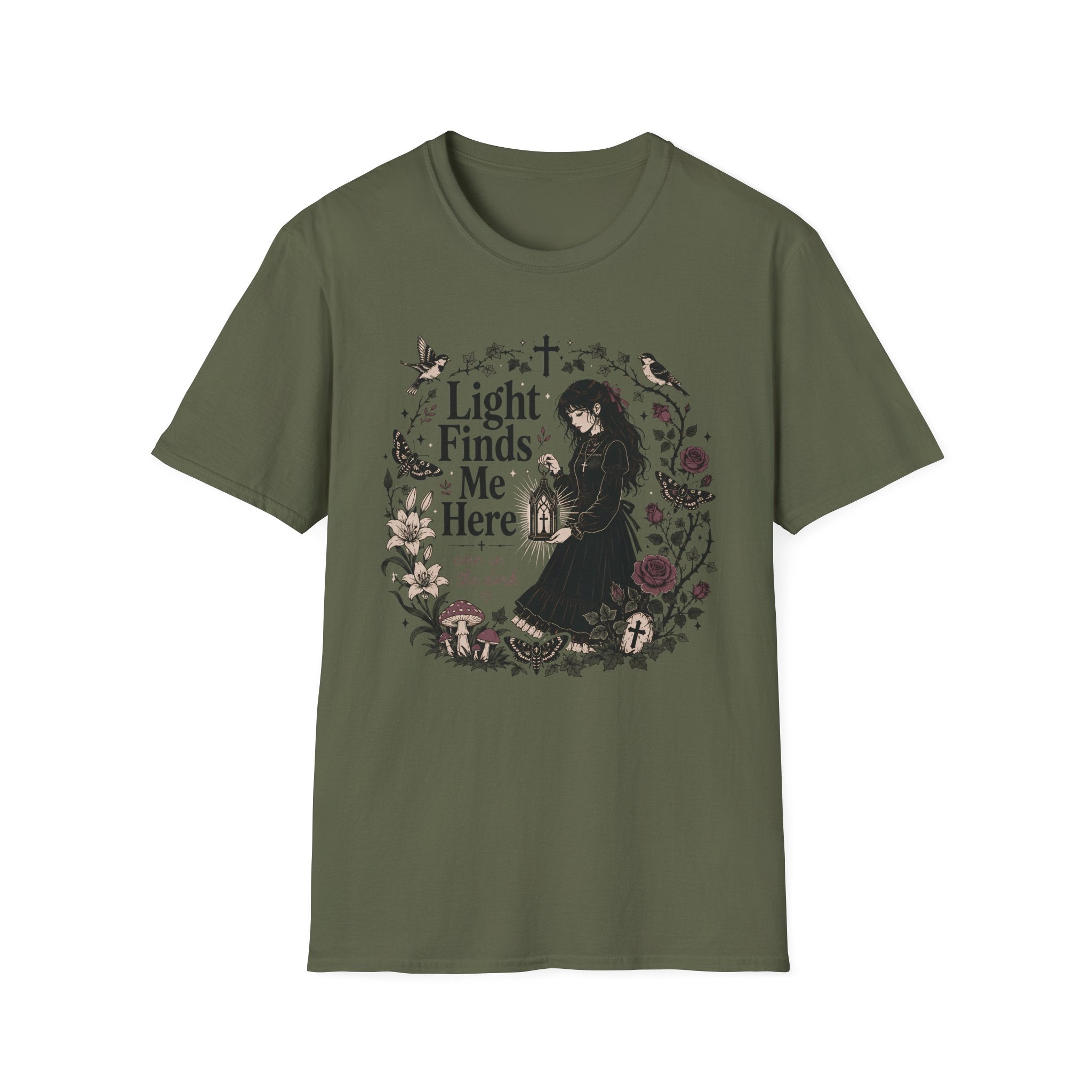 Light Finds Me Here T-Shirt