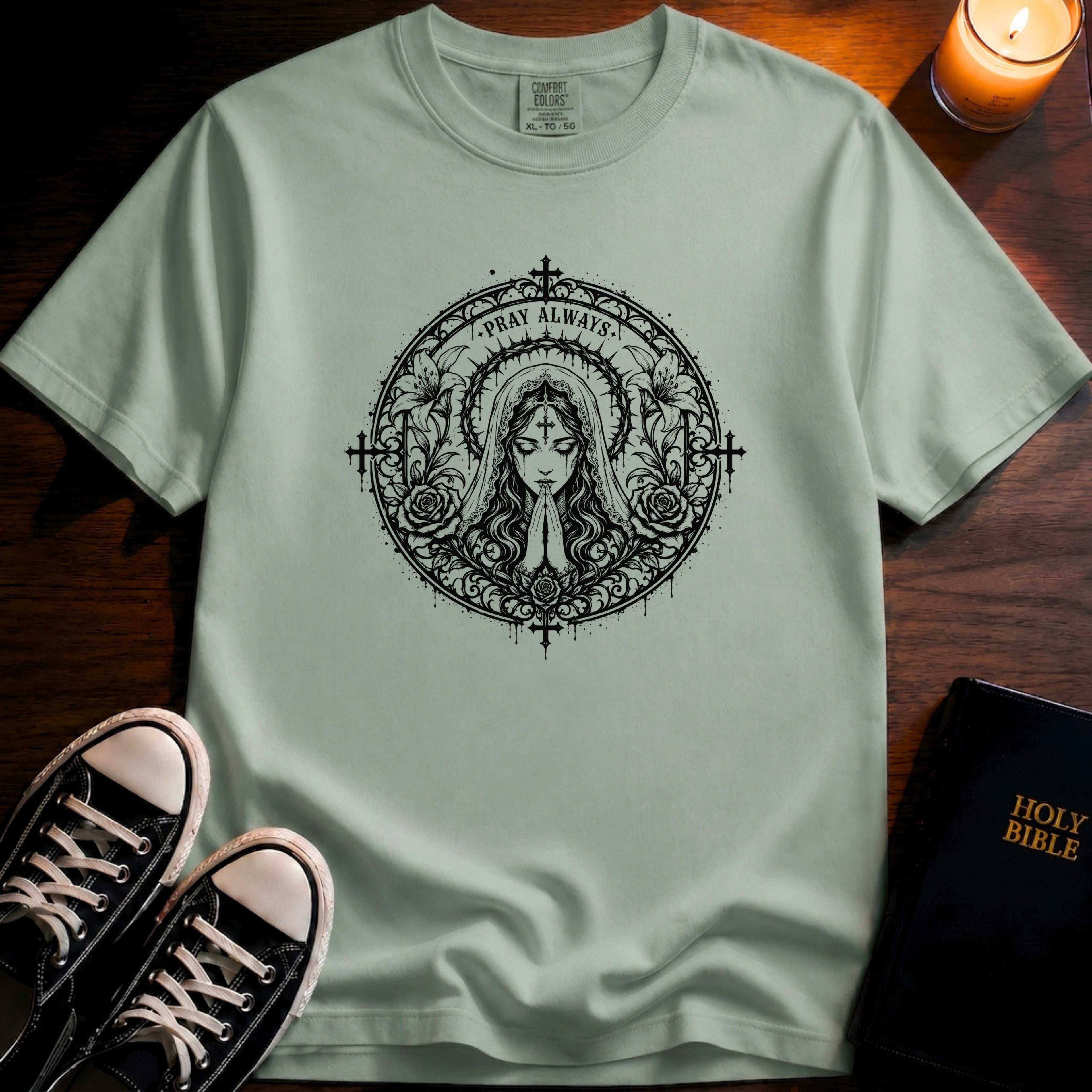Pray Always Emblem T-Shirt