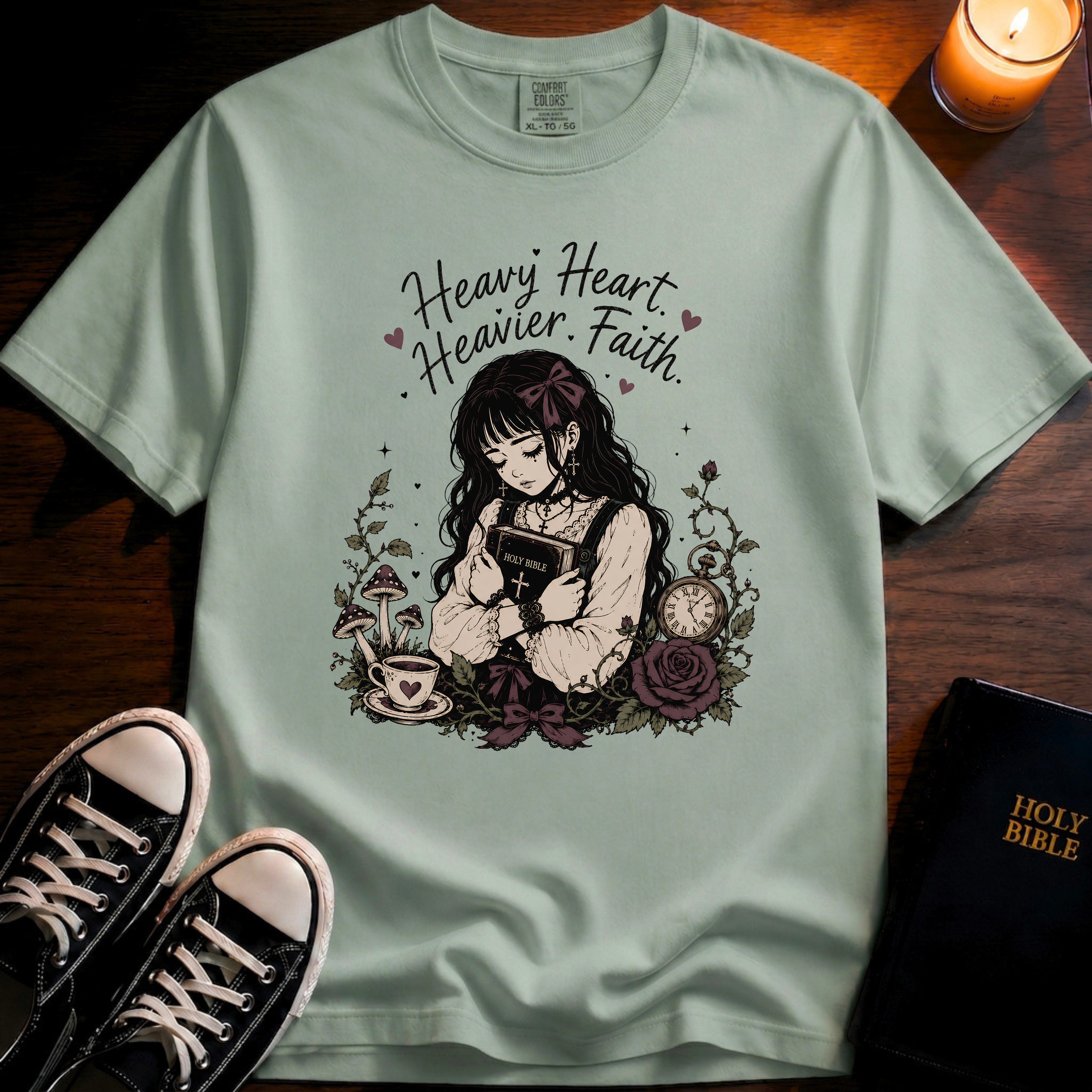 Heavy Heart, Heavier Faith T-Shirt