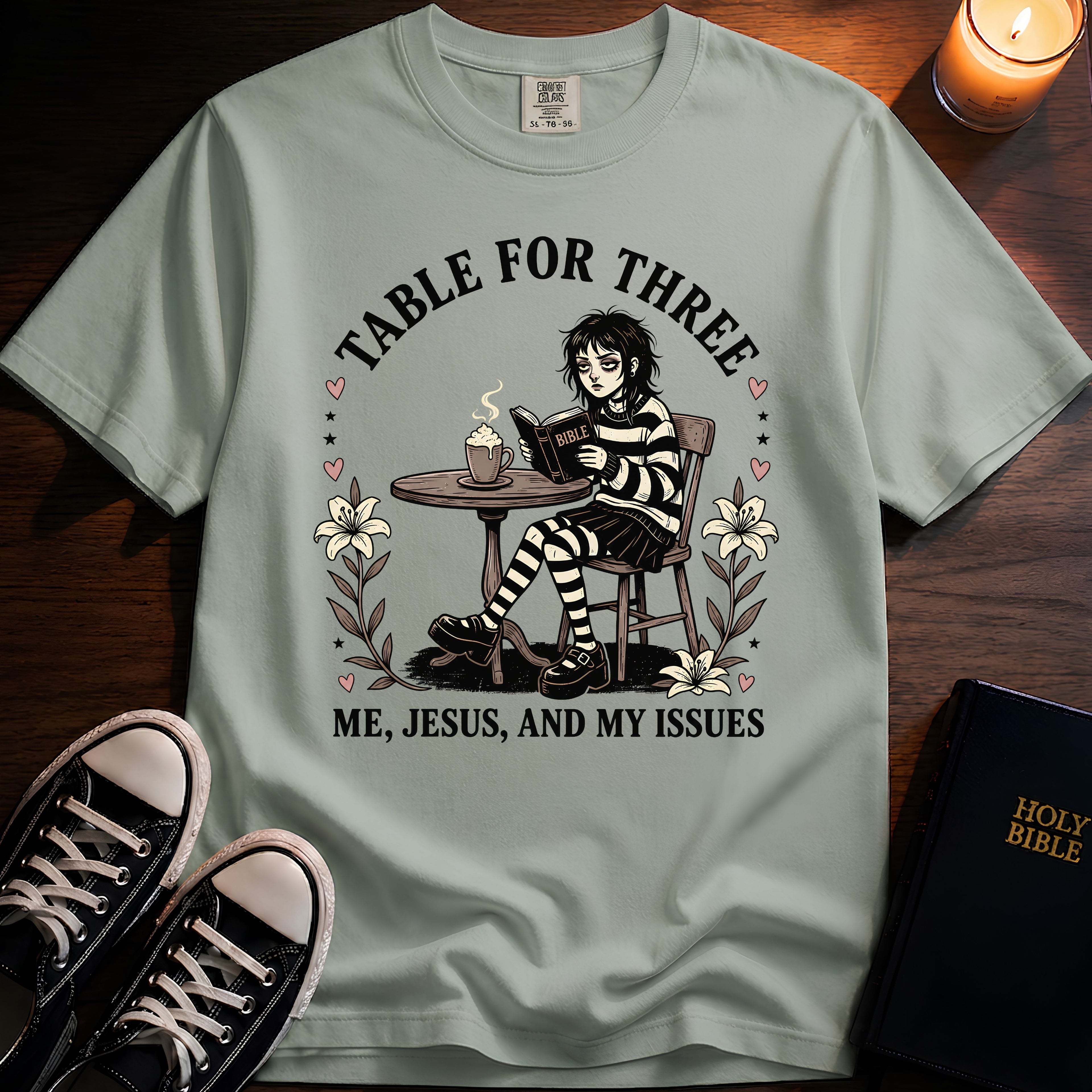 Table For Three T-Shirt