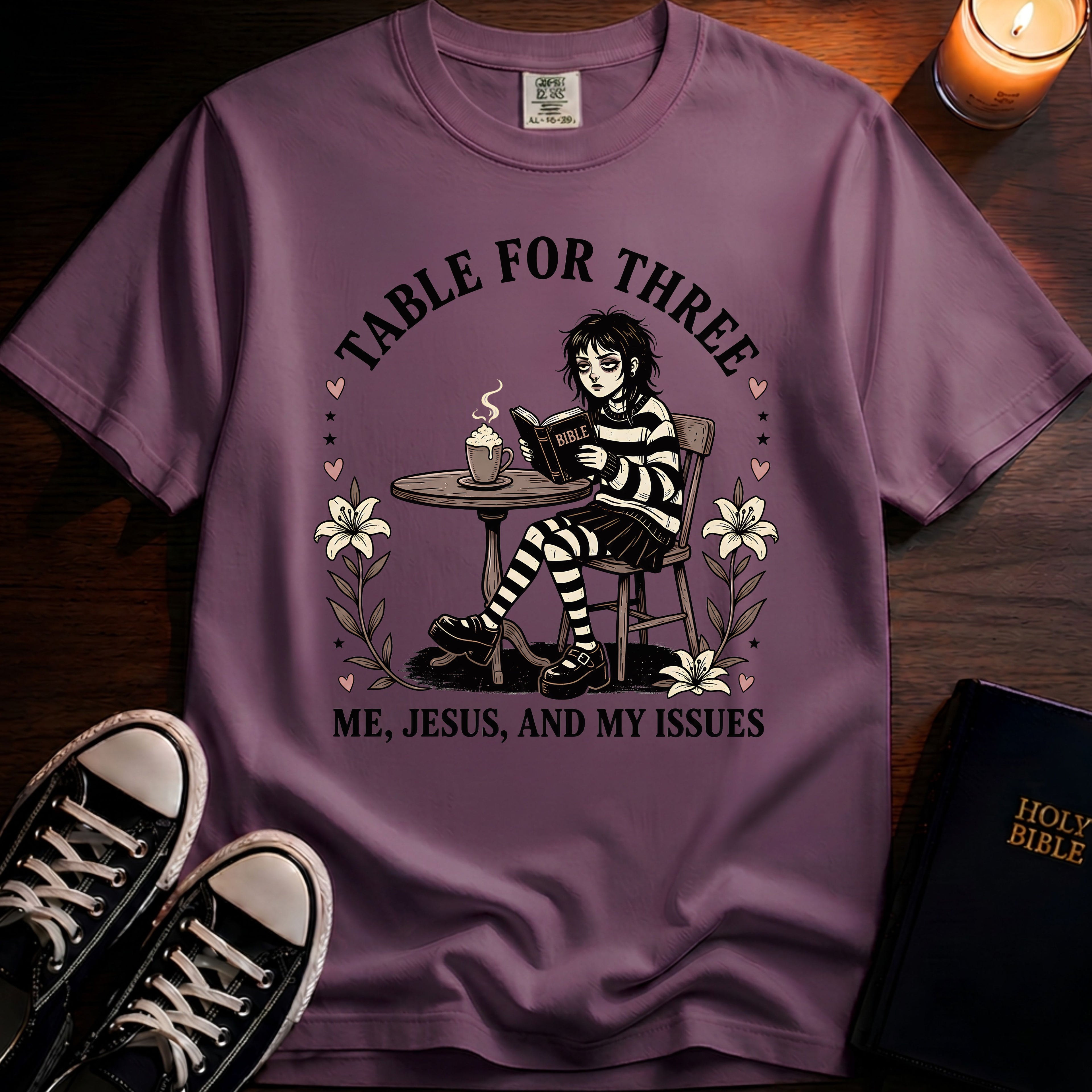 Table For Three T-Shirt