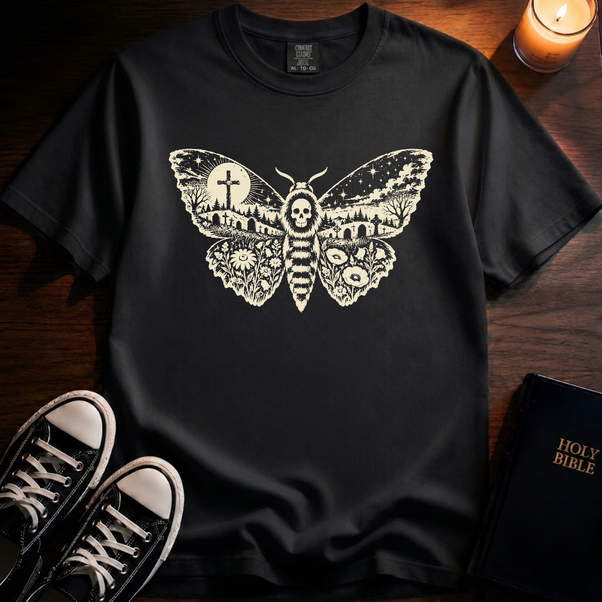 Memento Mori Moth T-Shirt