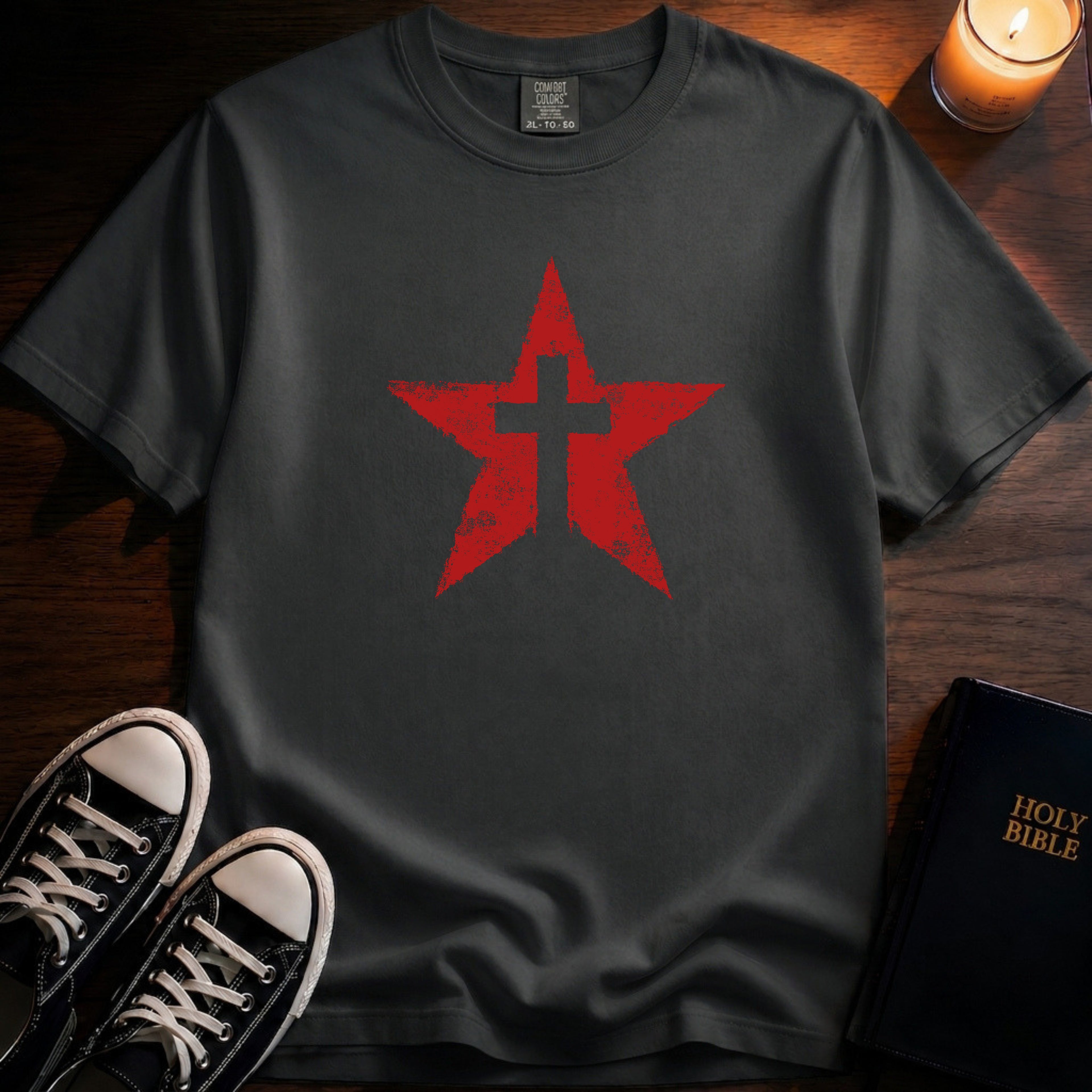 Morning Star & Cross T-Shirt