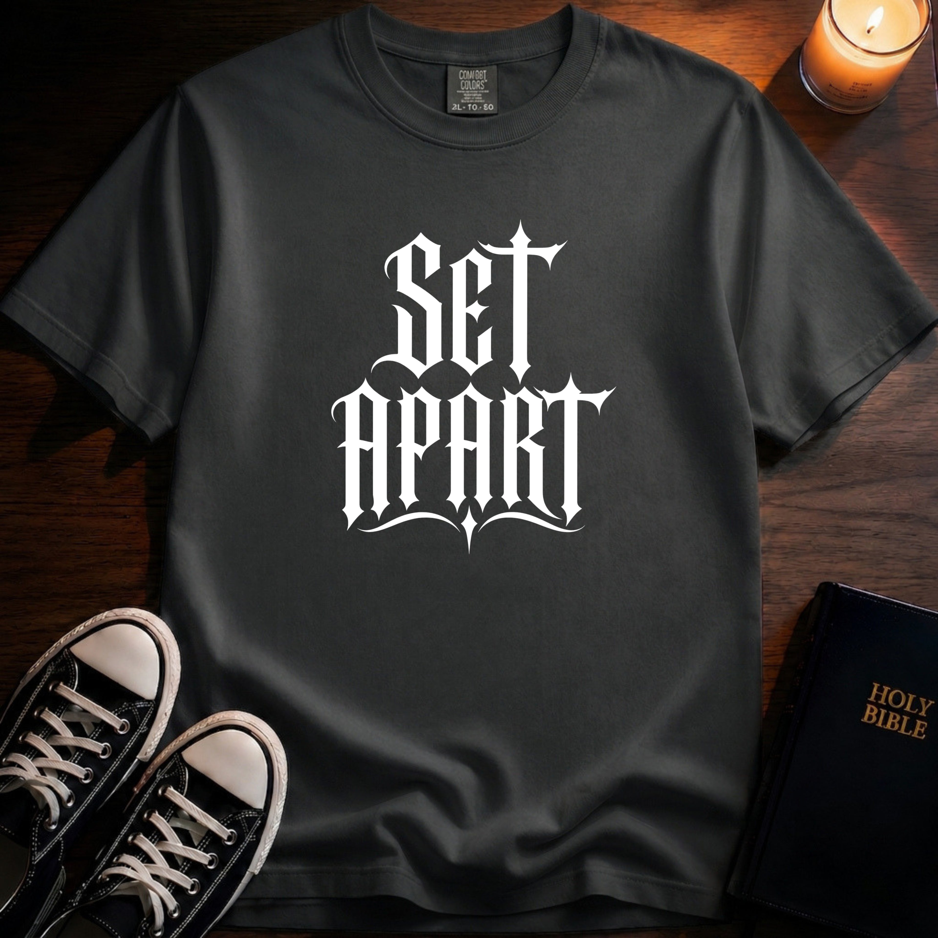 Set Apart Text T-Shirt