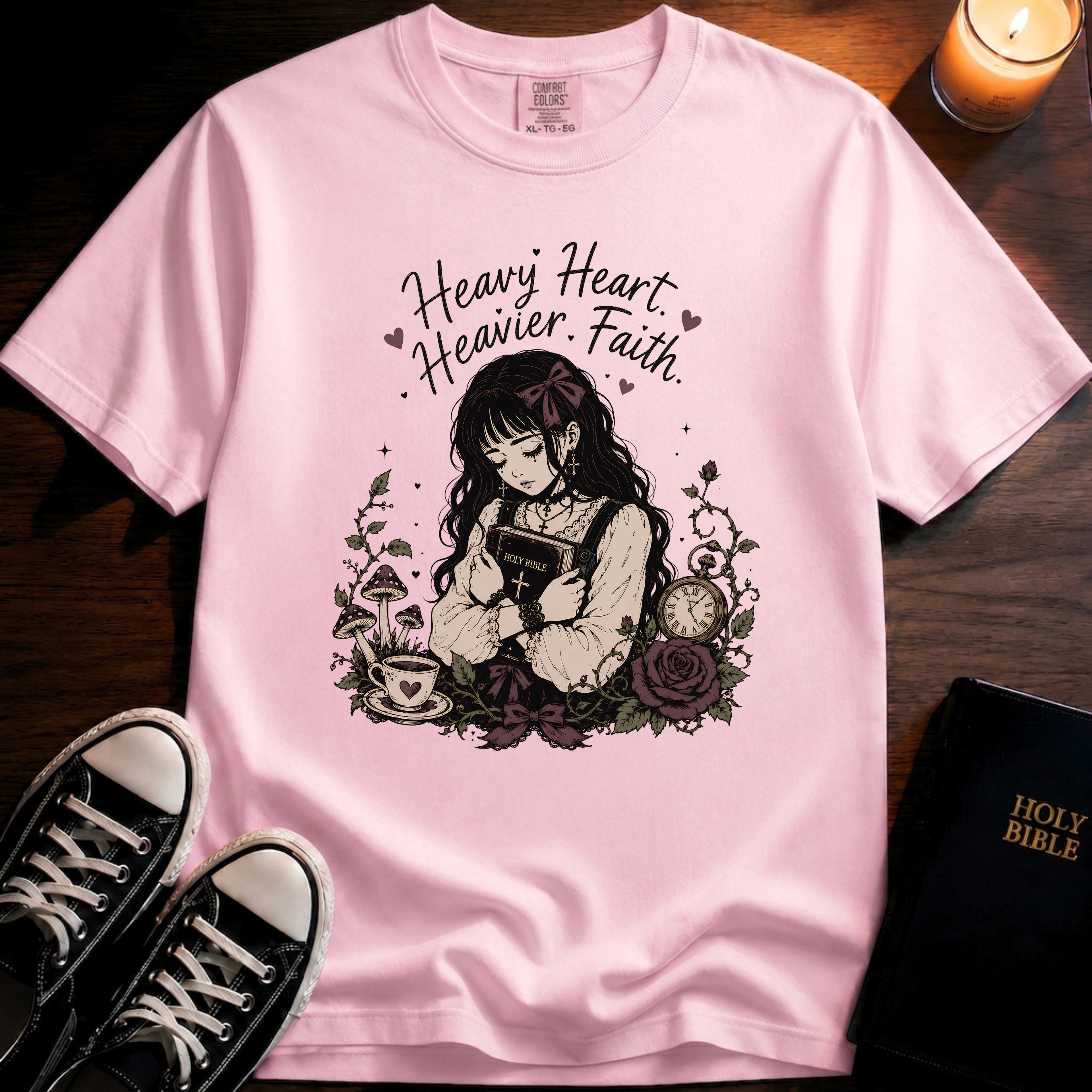 Heavy Heart, Heavier Faith T-Shirt