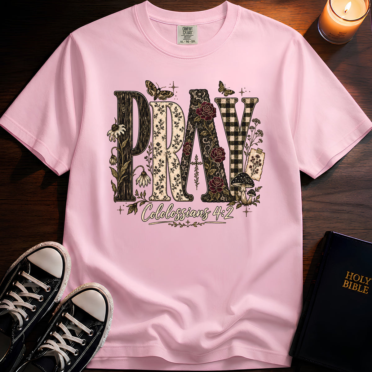 Pray Texture T-Shirt