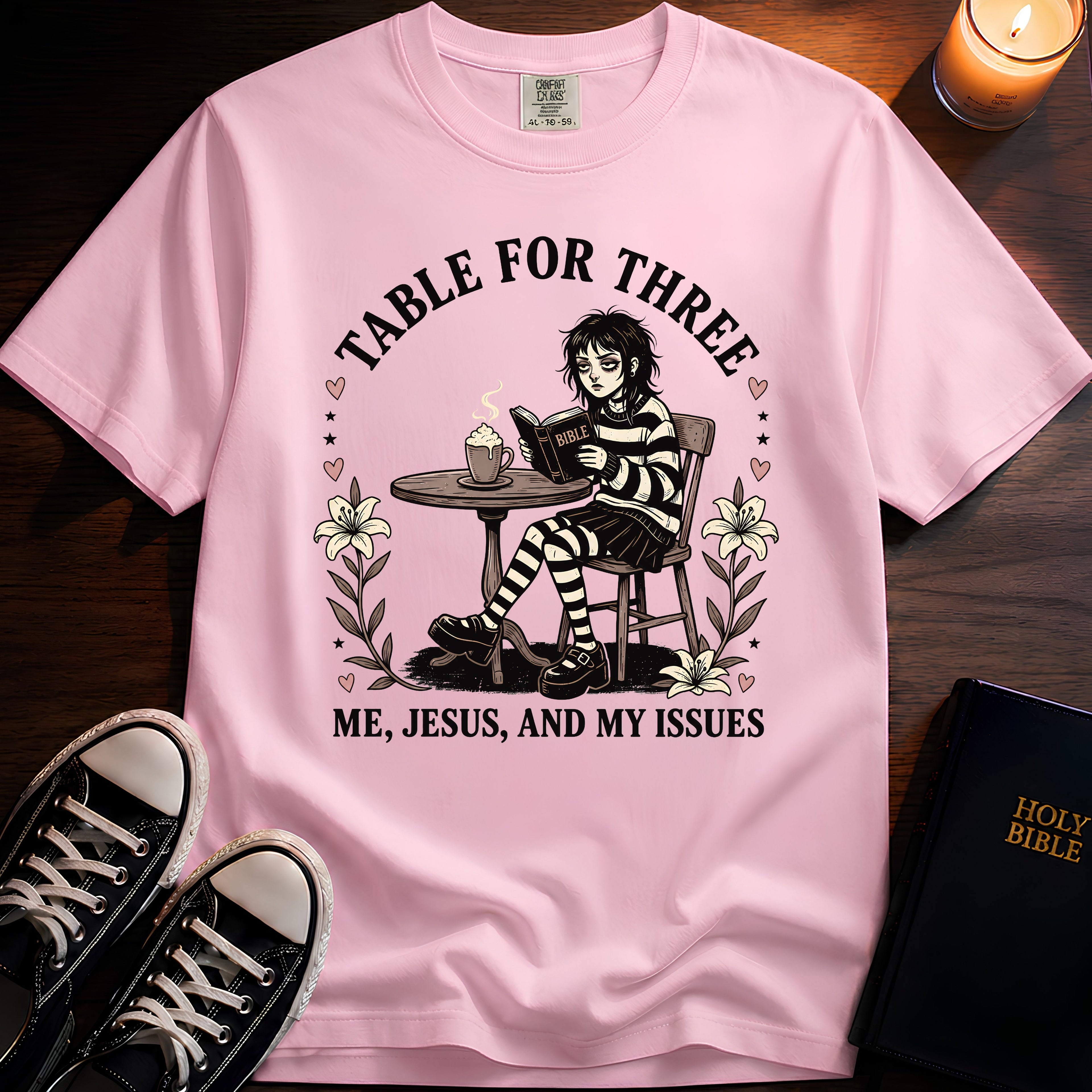 Table For Three T-Shirt