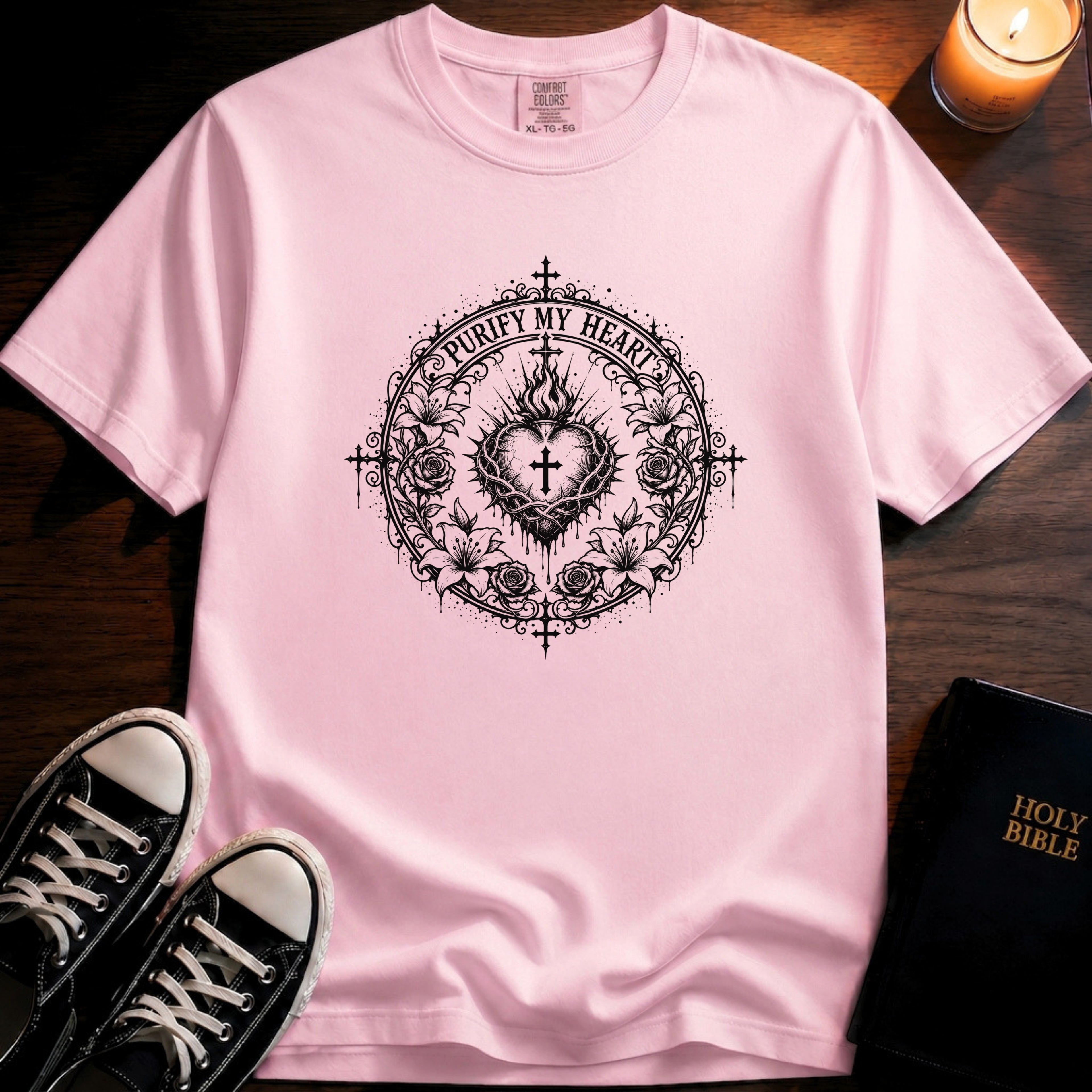 Purify My Heart Emblem T-Shirt