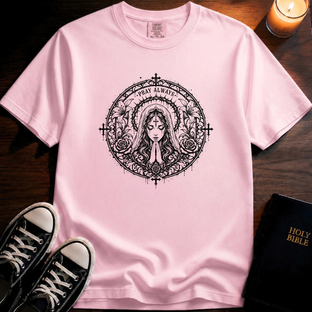 Pray Always Emblem T-Shirt