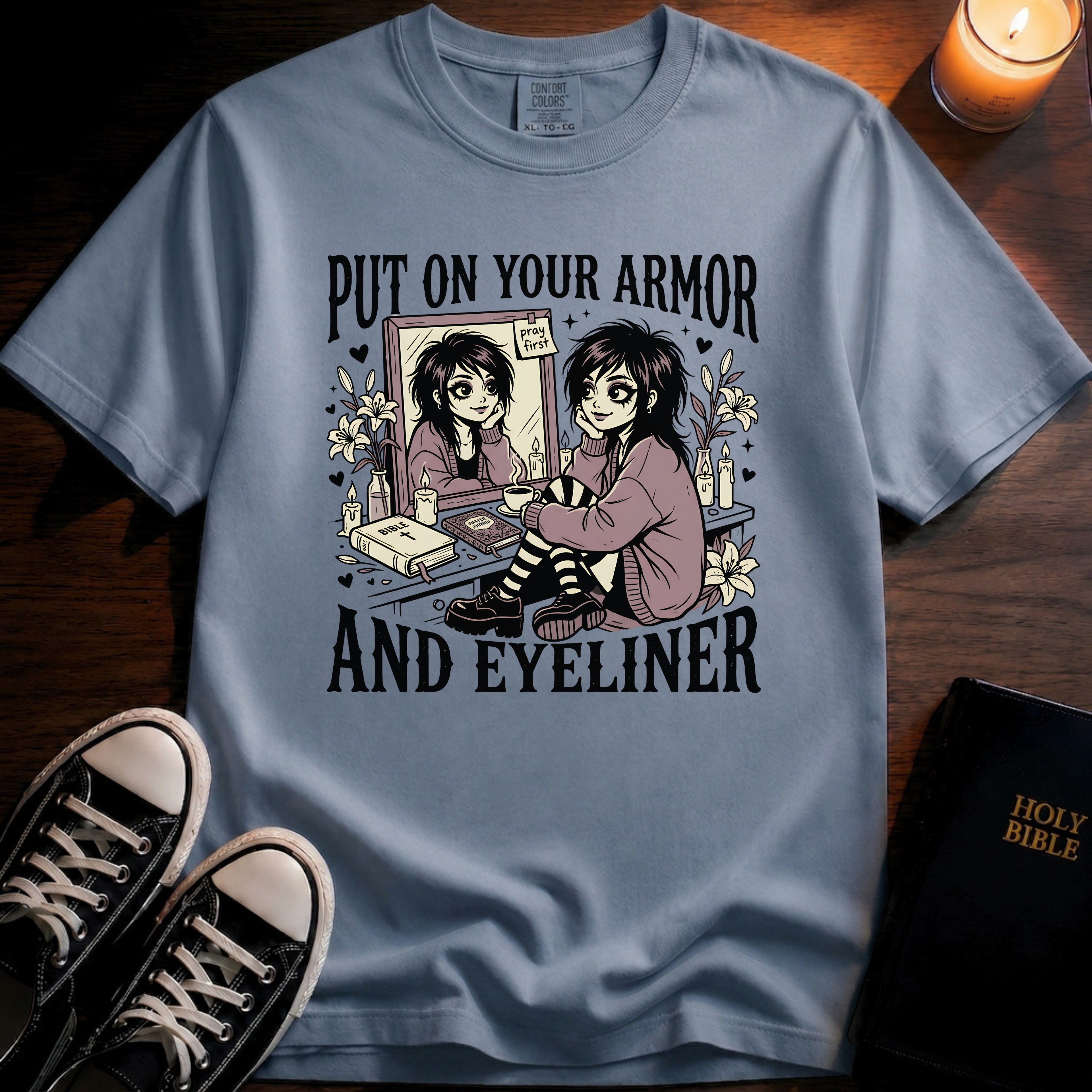 Put On Your Armor And Eyeliner T-Shirt