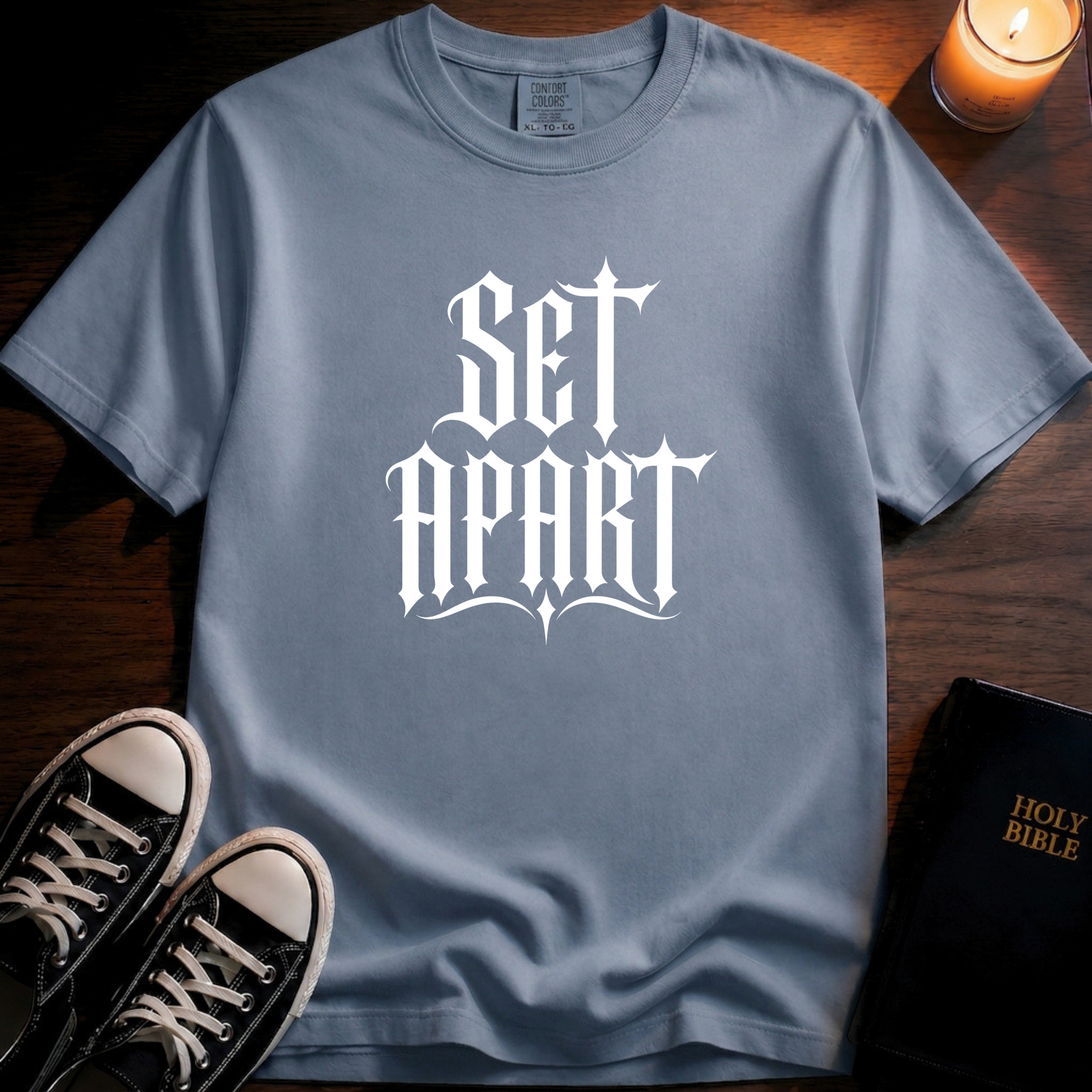Set Apart Text T-Shirt
