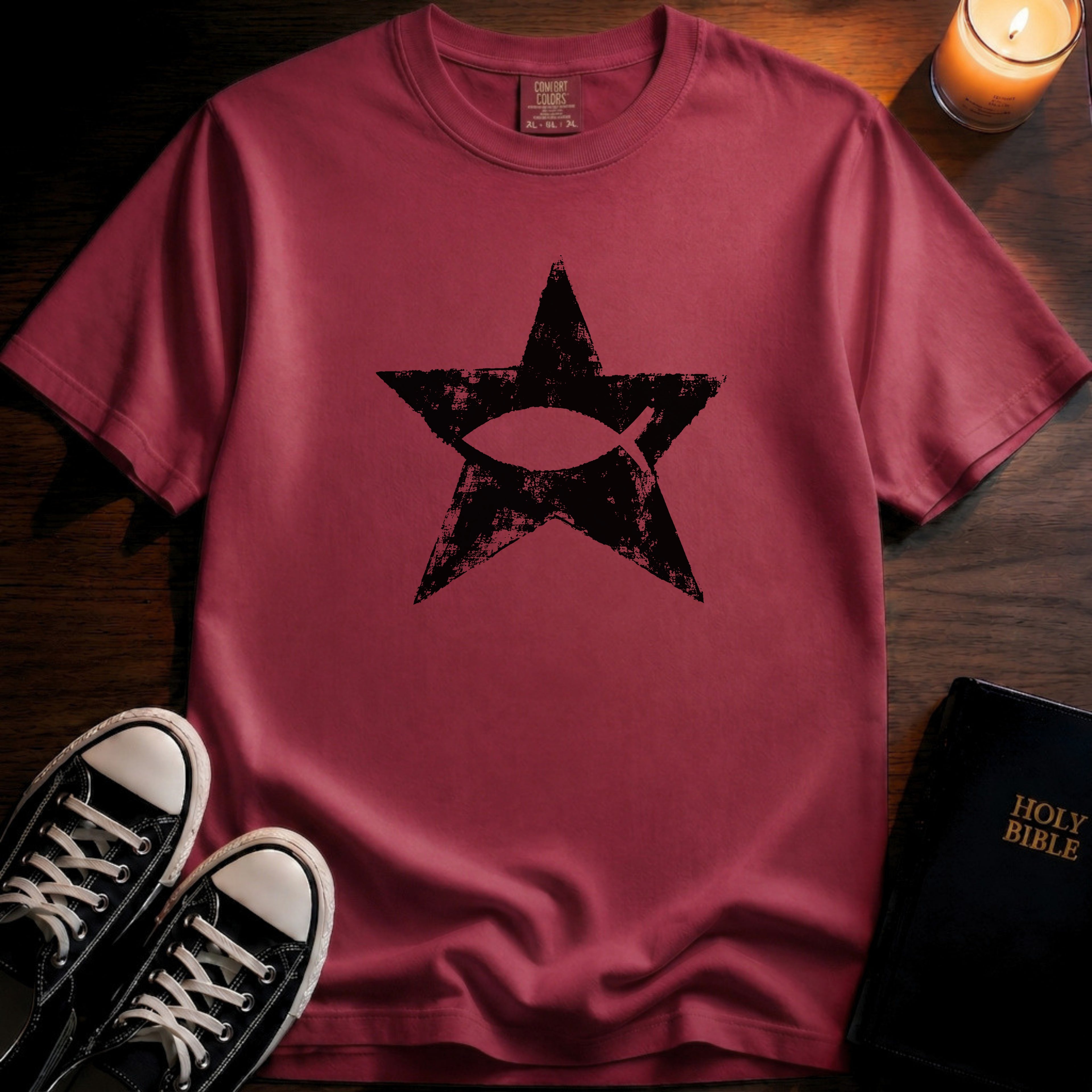 Morning Star & Fish T-Shirt