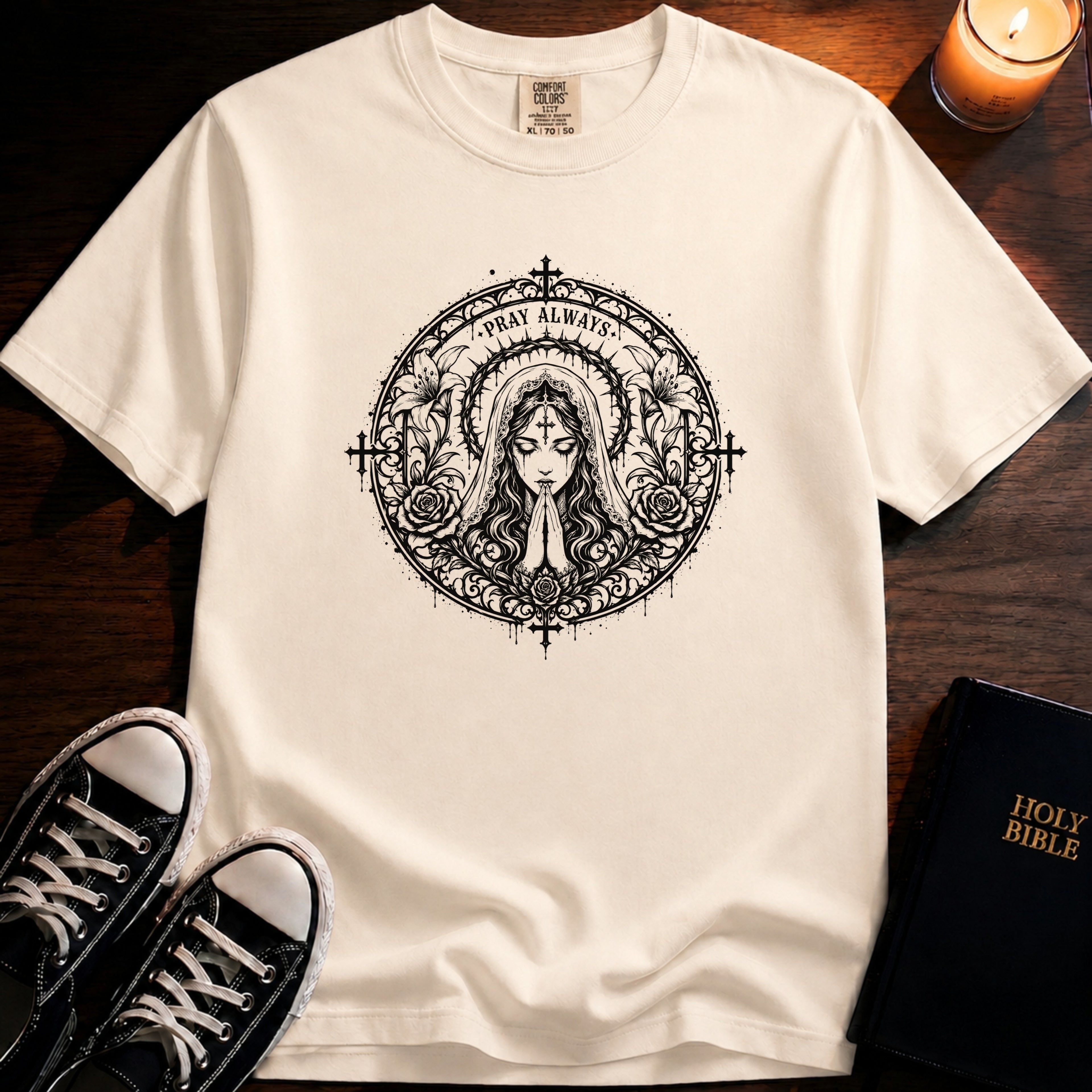 Pray Always Emblem T-Shirt