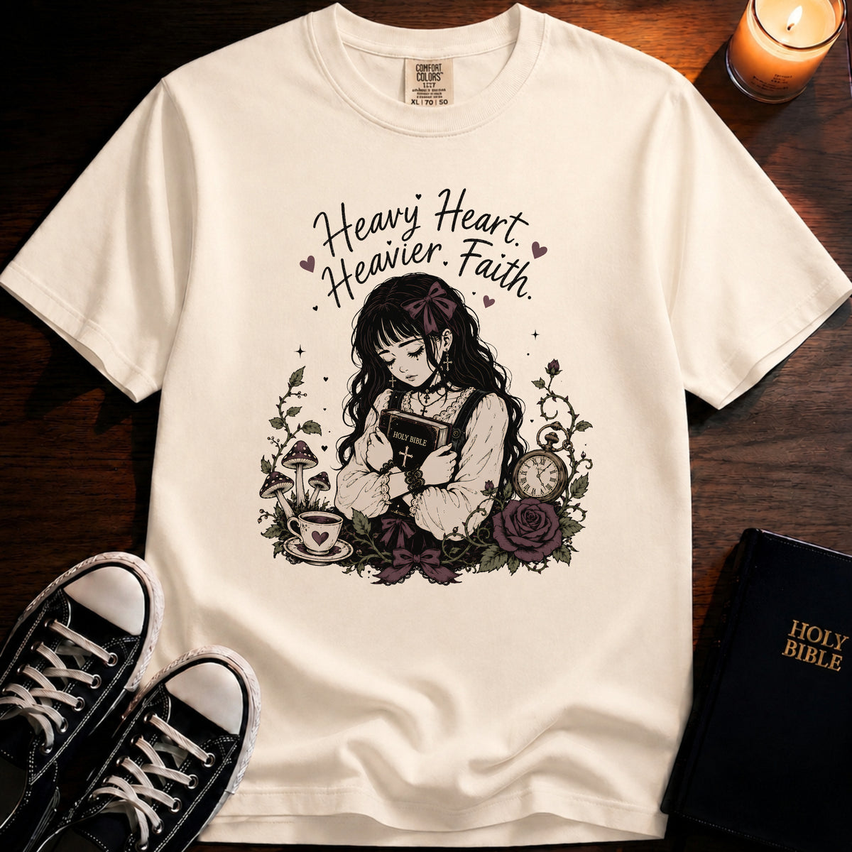 Heavy Heart, Heavier Faith T-Shirt