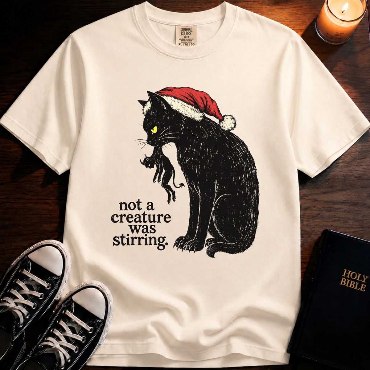 Not A Creature Was Stirring T-Shirt