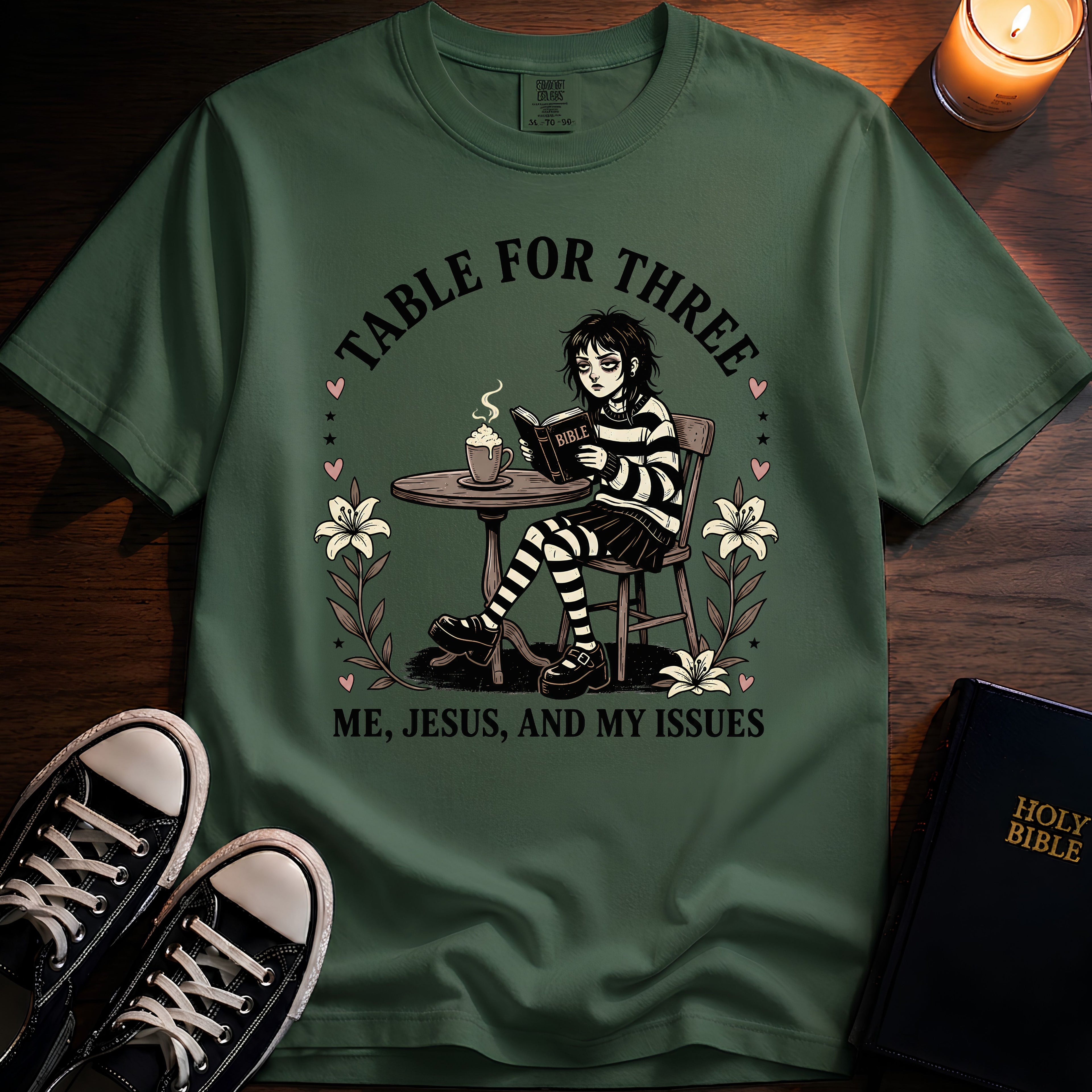 Table For Three T-Shirt