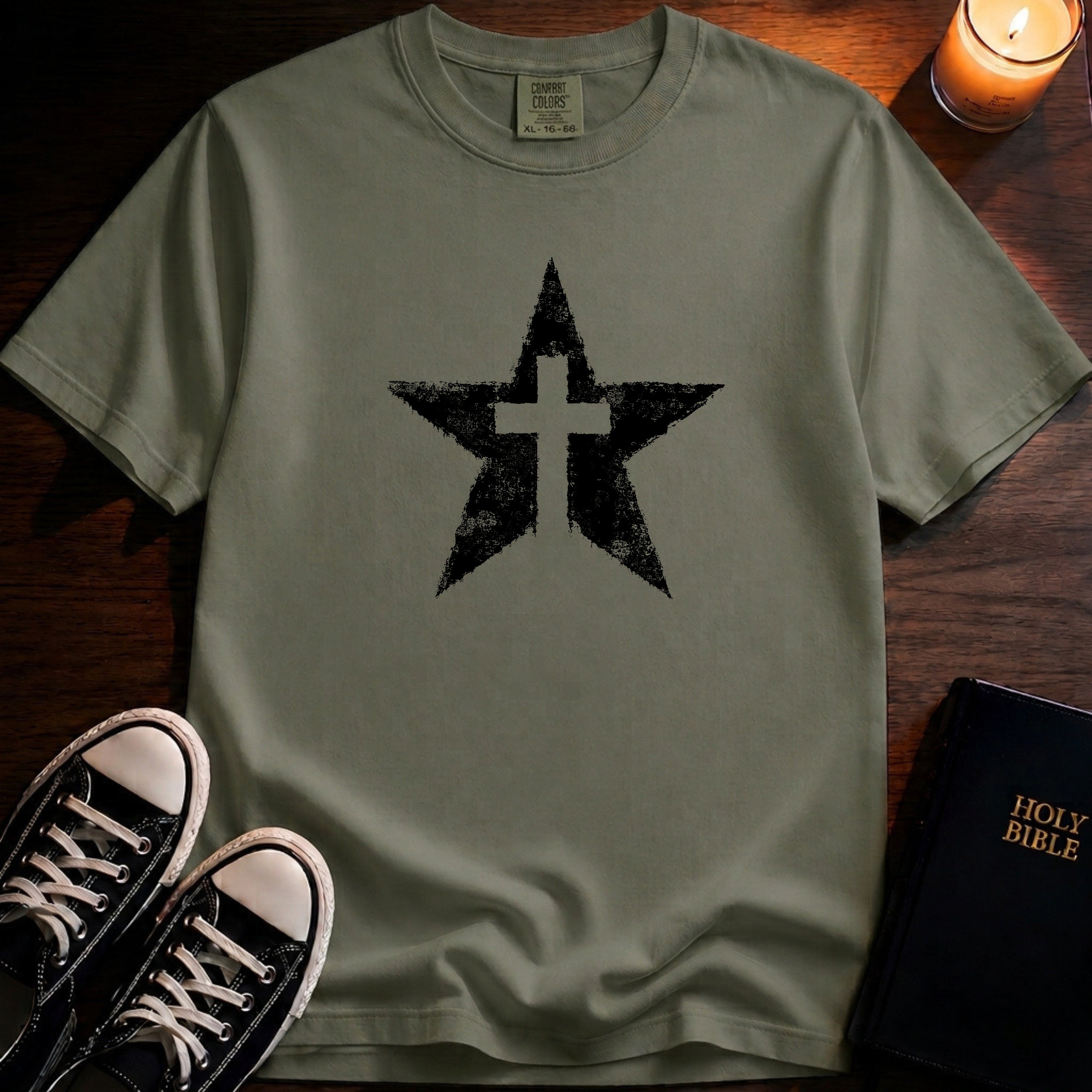 Morning Star & Cross T-Shirt