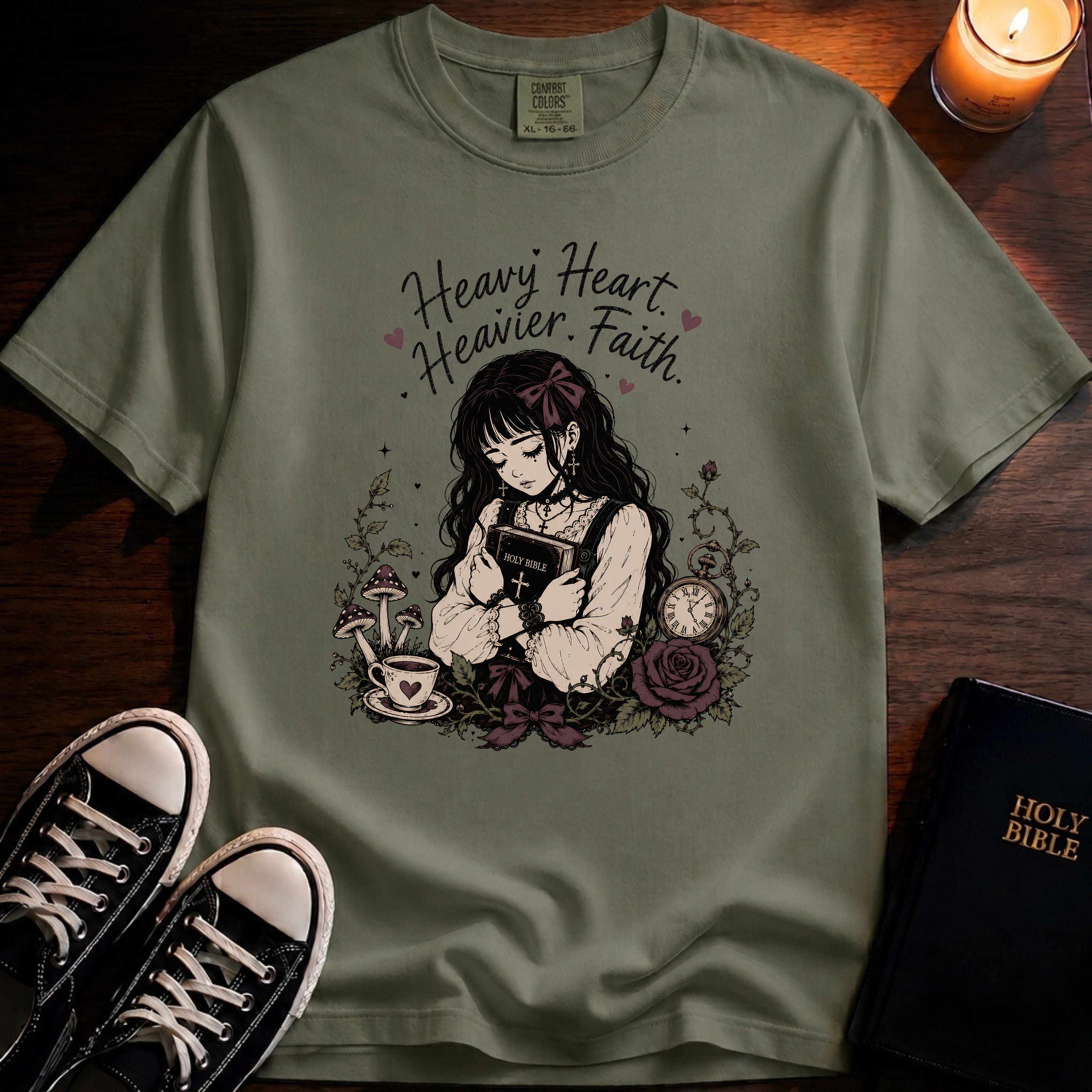 Heavy Heart, Heavier Faith T-Shirt