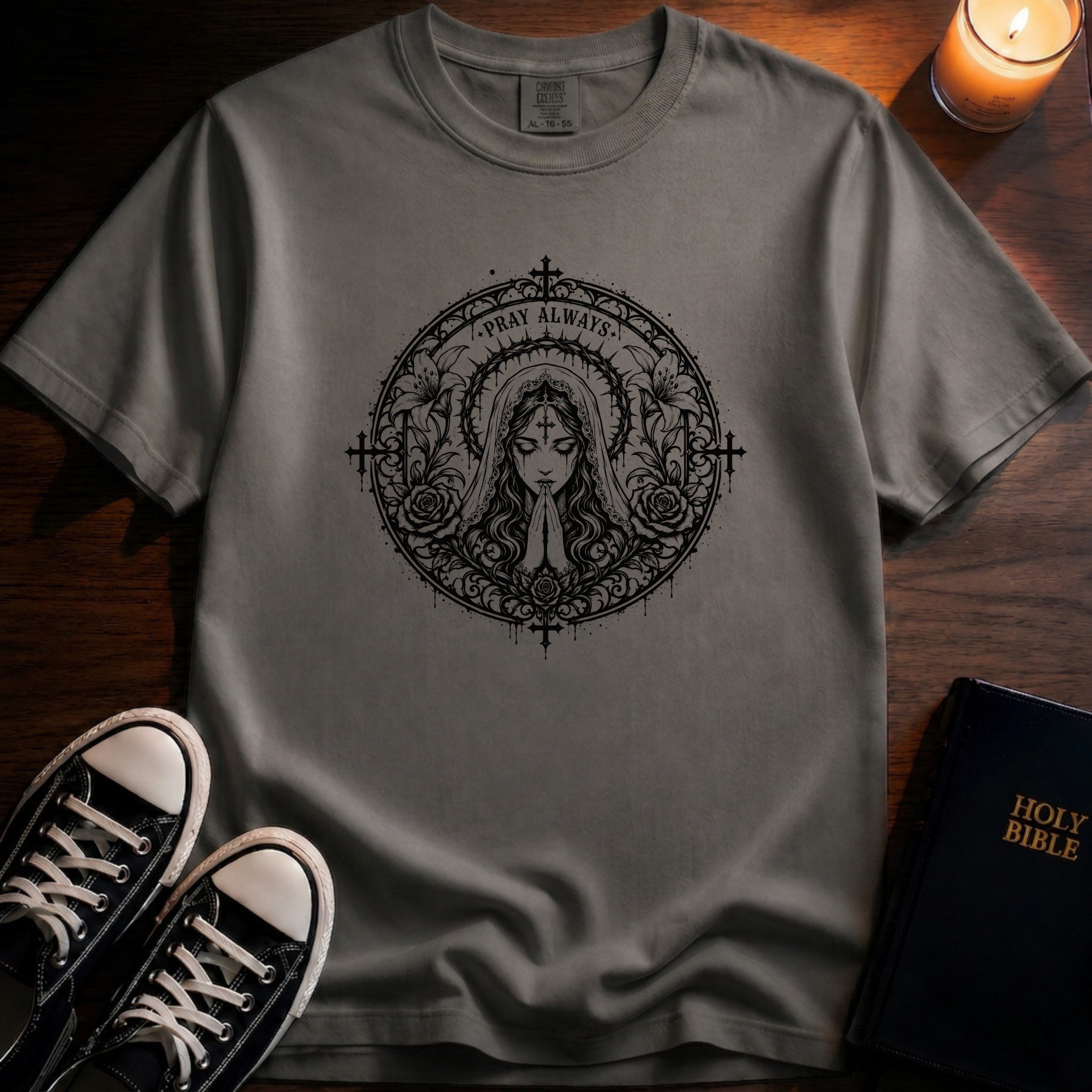 Pray Always Emblem T-Shirt