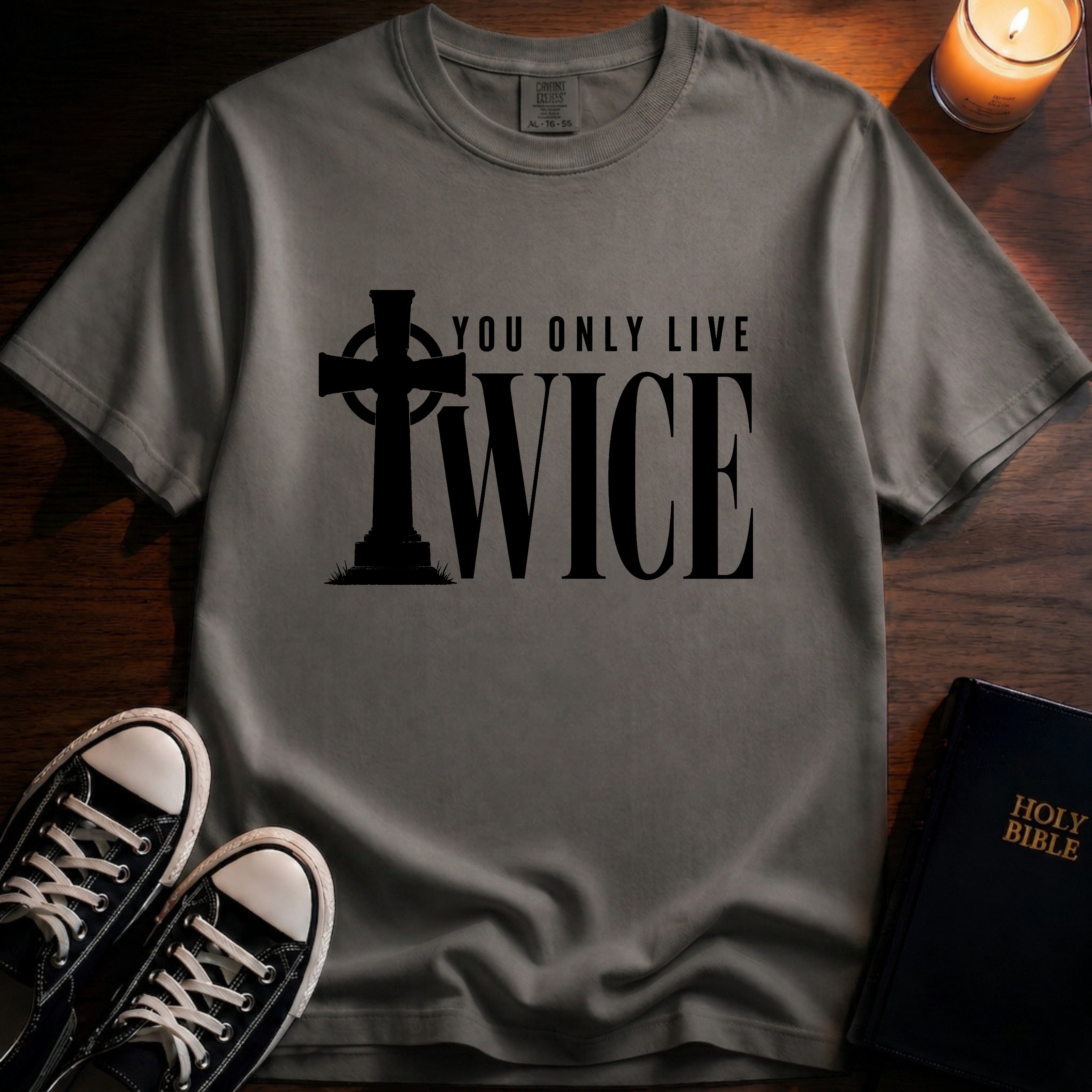 You Only Live Twice Gravestone T-Shirt