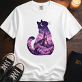Moonlight Cat Silhouette T-Shirt