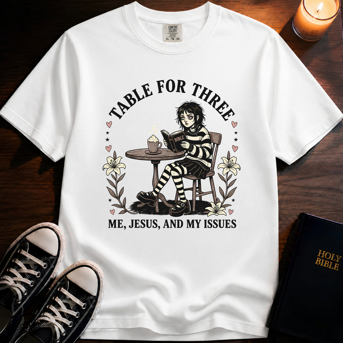 Table For Three T-Shirt