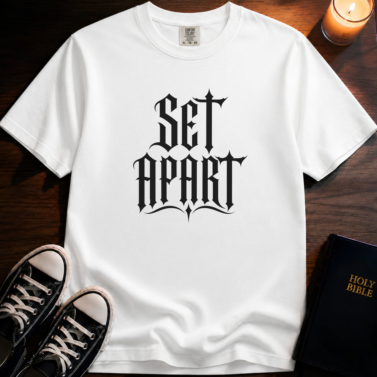Set Apart Text T-Shirt